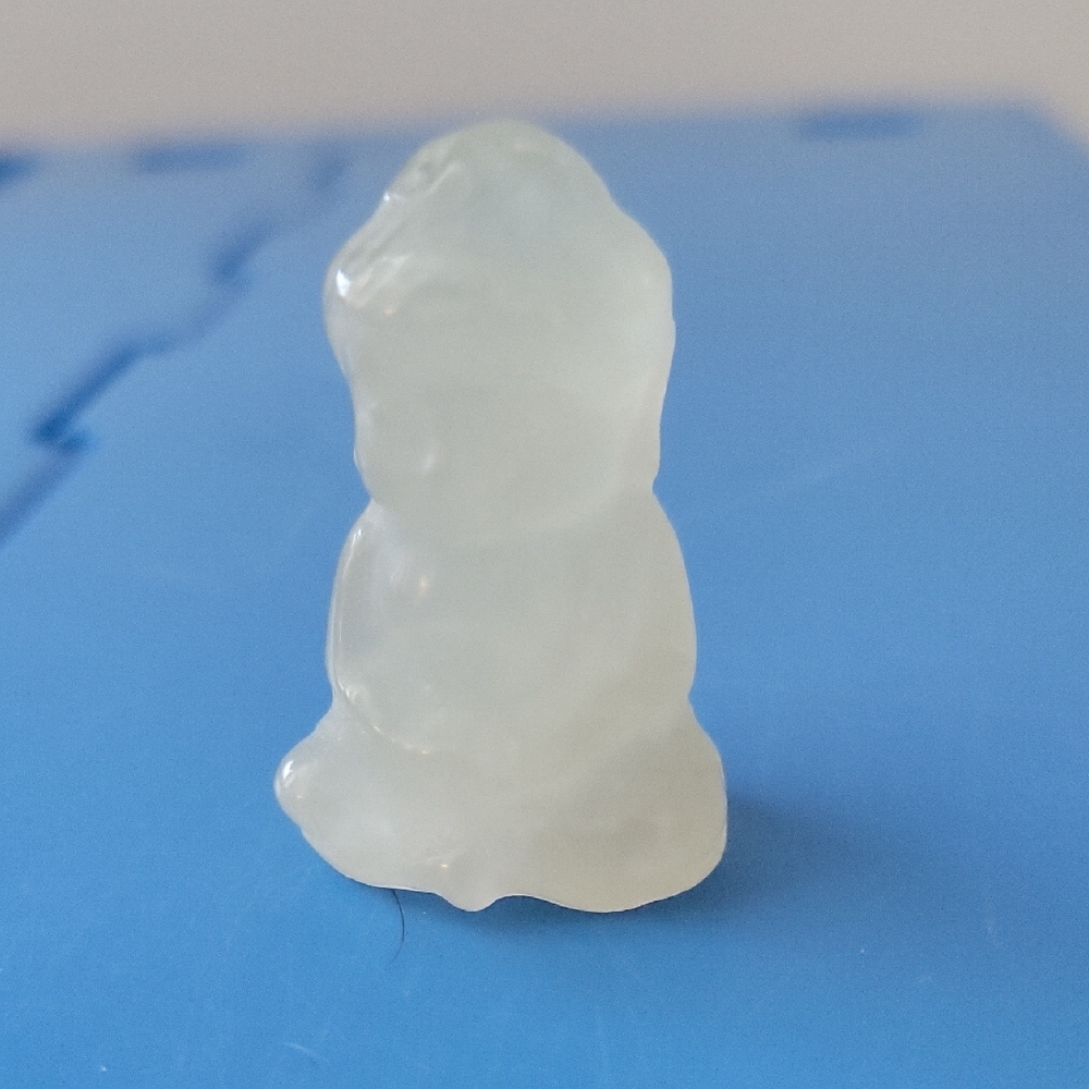 Figurine Clear Quartz Crystal Buddha